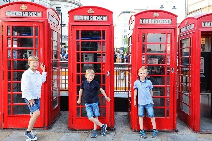 Лондон для детей. London attractions for Kids. English scene