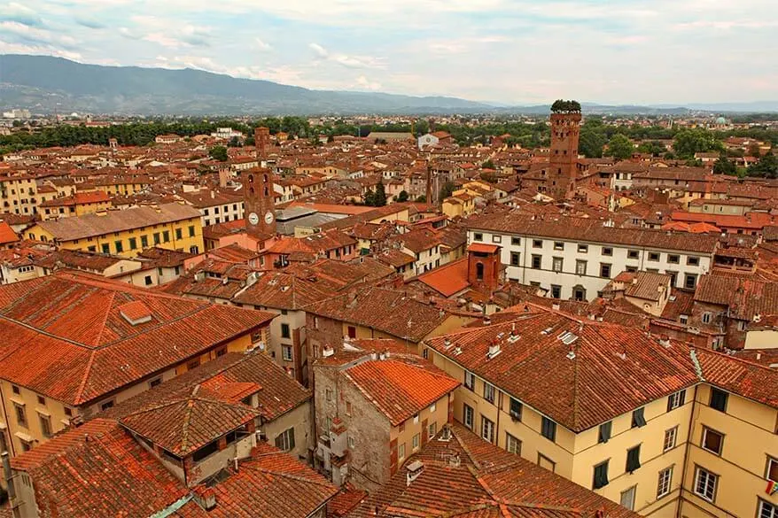 Lucca town in Italy
