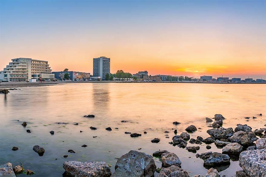 Mamaia beach in Constanta Romania