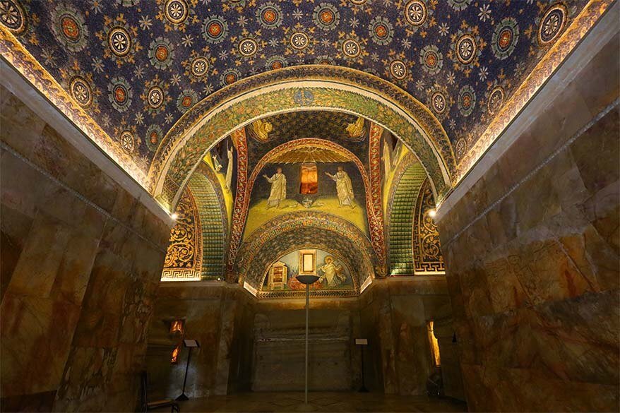 Mausoleo di Galla Placidia in Ravenna Italy