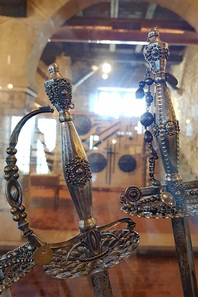Old armory at the Museum of Ancient Arms in San Marino
