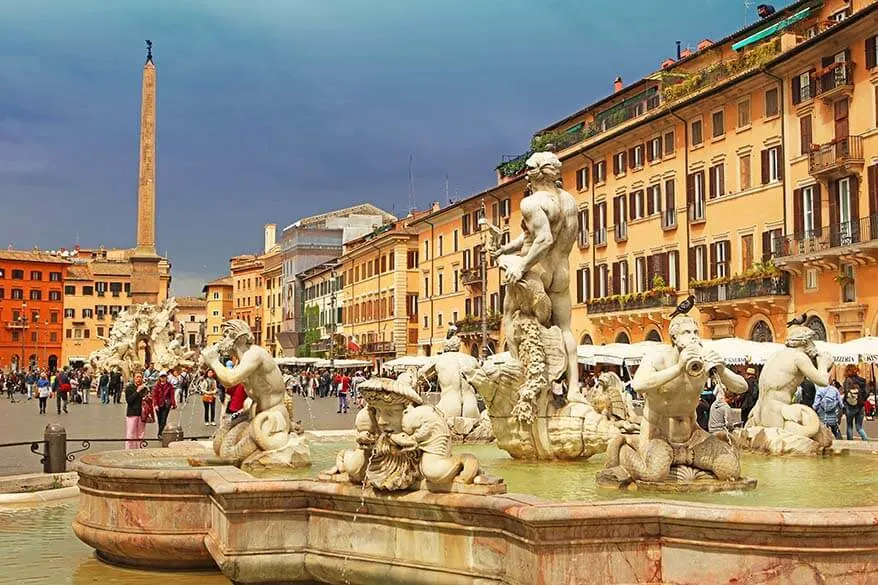 Piazza Navona in Rome Italy