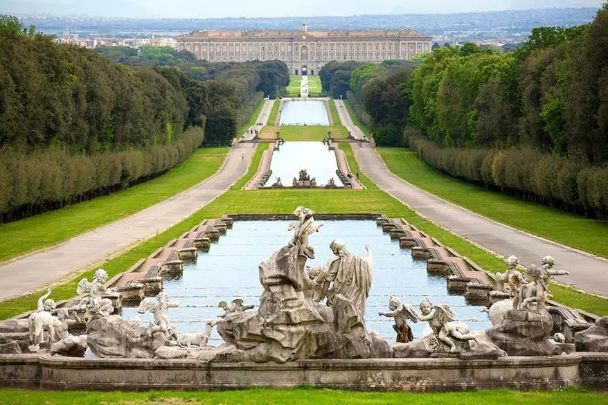 Royal Palace of Caserta in Naples Italy