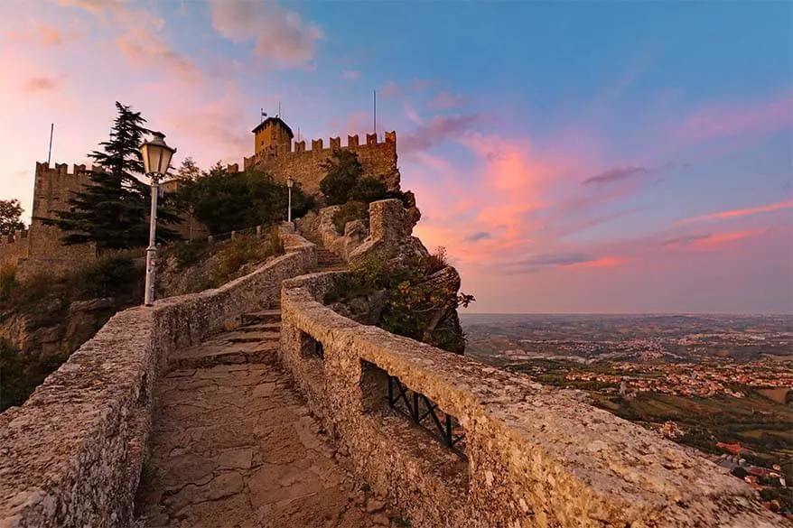 San Marino sunset