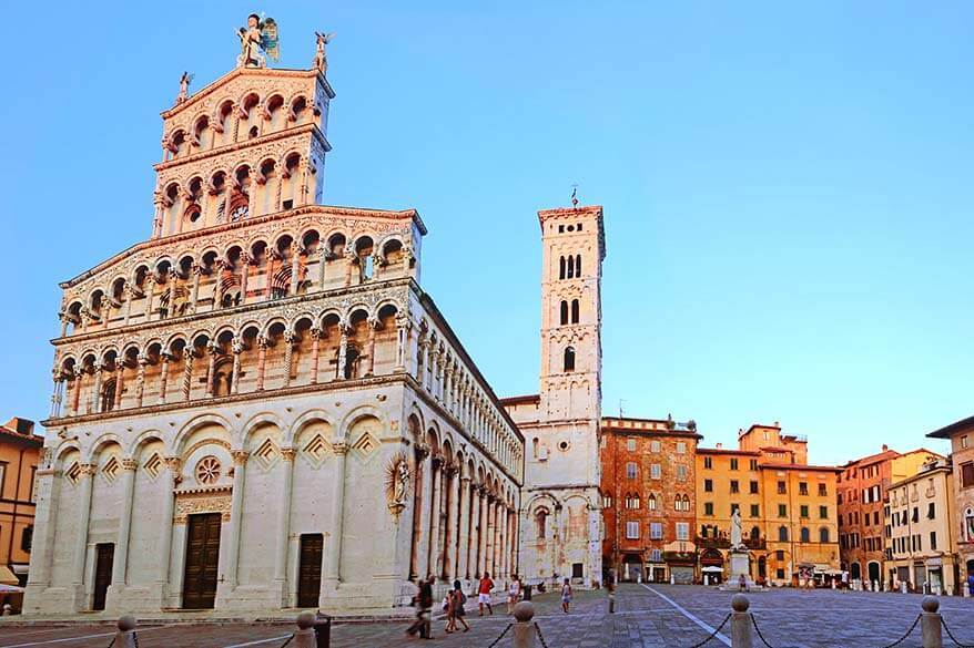 San Michele in Foro church in Lucca Italy