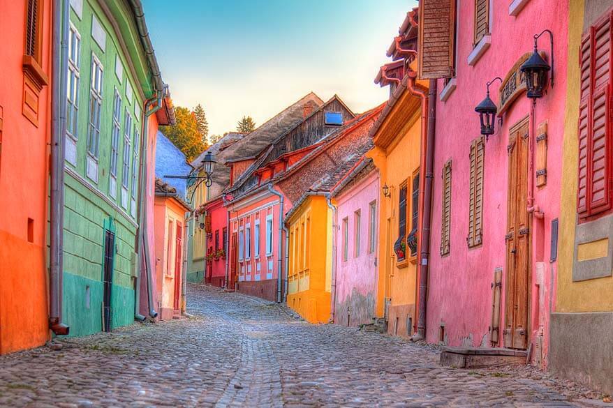 romania city street