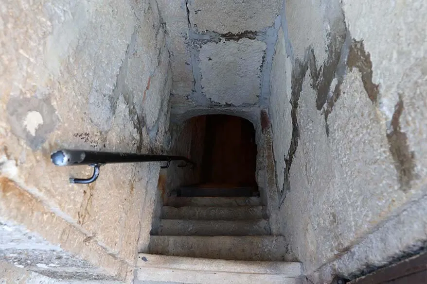 Staircase inside the Second Tower of San Marino