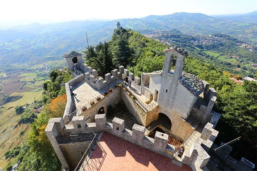 Views from Falesia, the Second Tower of San Marino