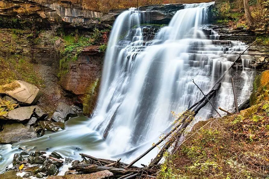 Brandywine Falls in Cuyahoga Valley National Park