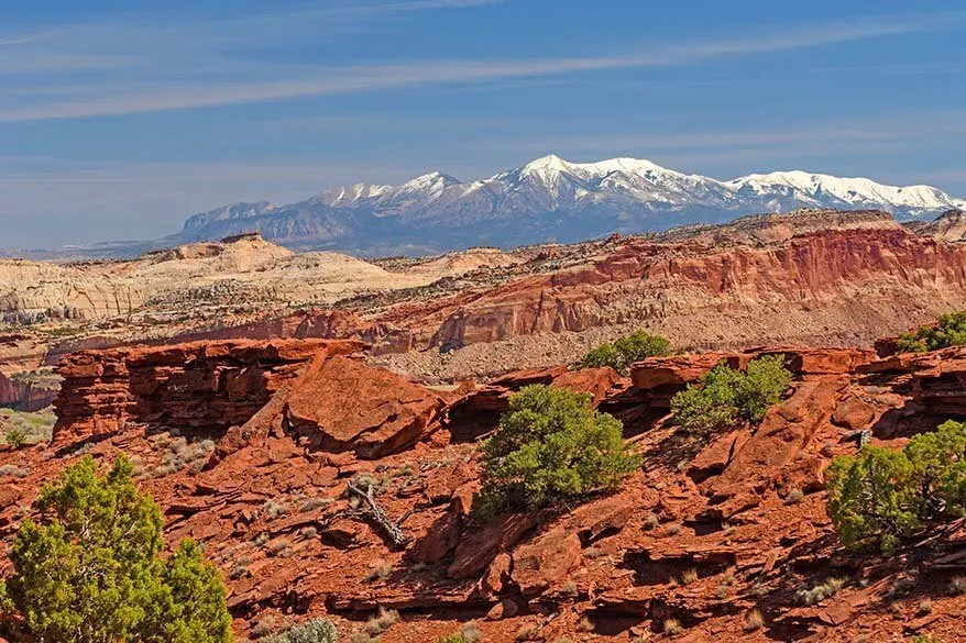 Capitol Reef National Park in April