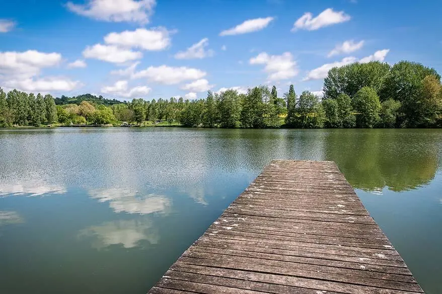 Echternach Lake in Luxembourg