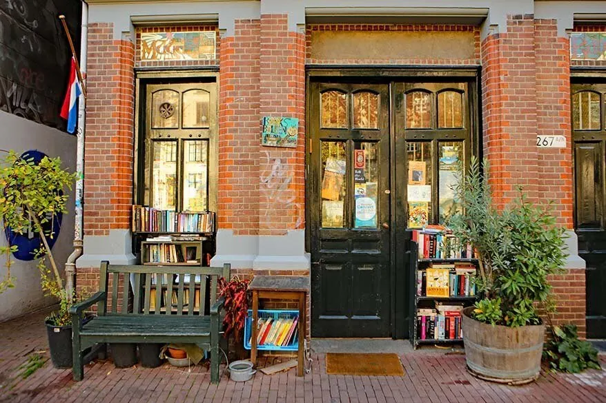 Happy Bookieman bookstore in the 9 Streets Amsterdam