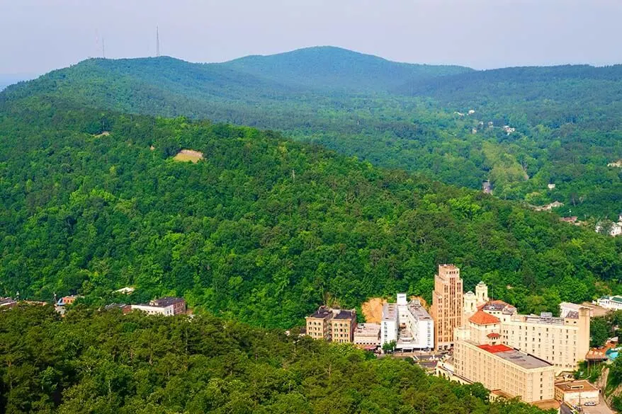 Hot Springs National Park is among the most visited National Parks in the USA
