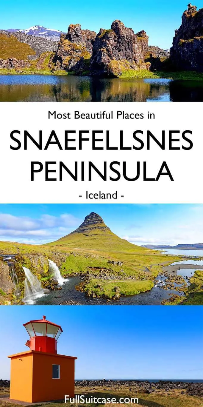 Most beautiful places in Snæfellsnes Peninsula Iceland