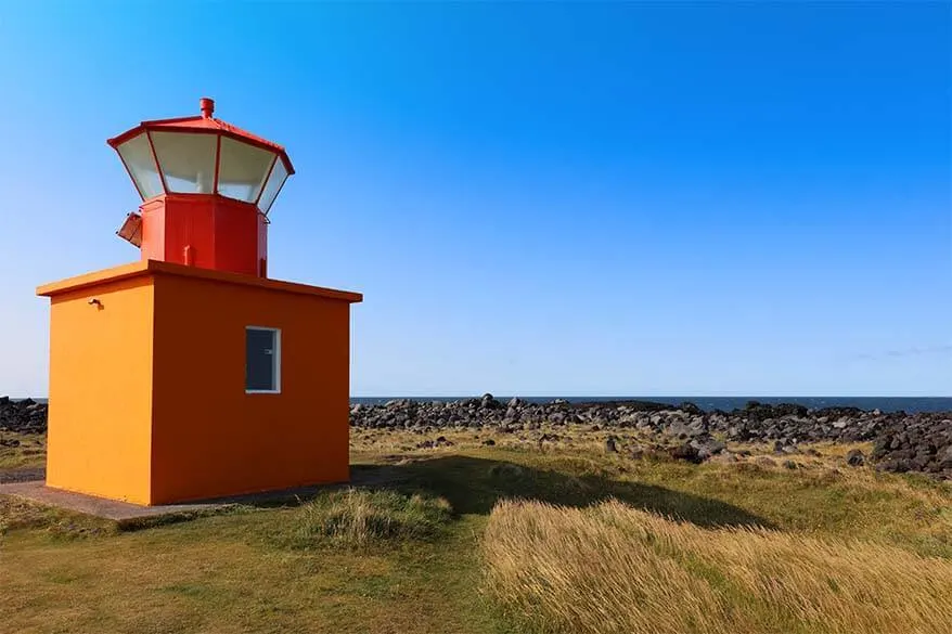 Ondverdarnes Lighthouse in Snaefellsnes Peninsula