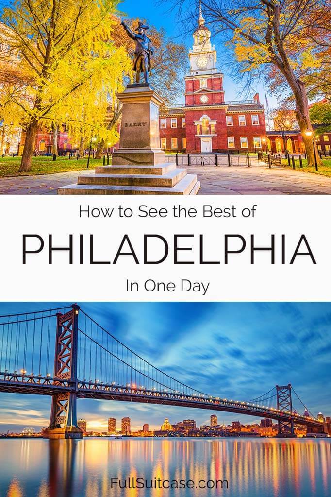 One day in Philadelphia, Pennsylvania
