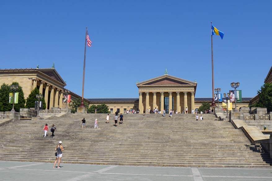 Rocky Steps at Philadelphia Museum of Art