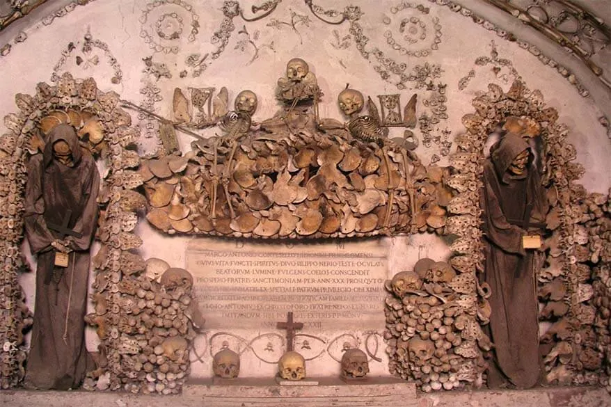 Secret places in Rome - Capuchin Crypt of Santa Maria della Concezione