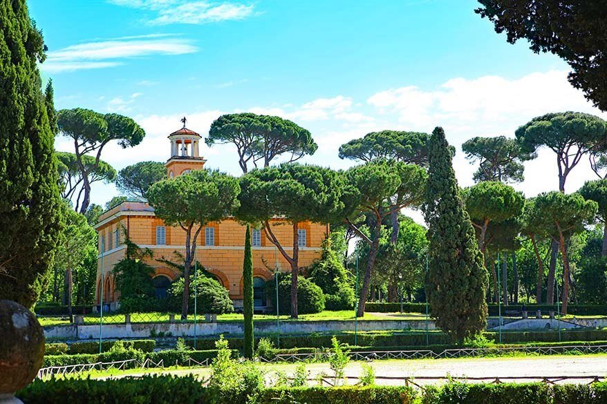 Villa Borghese Park in Rome