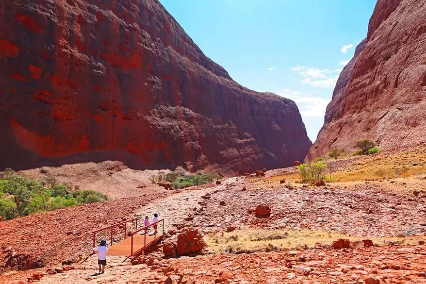 Walpa Gorge Walk in Uluru Kata Tjuta National Park