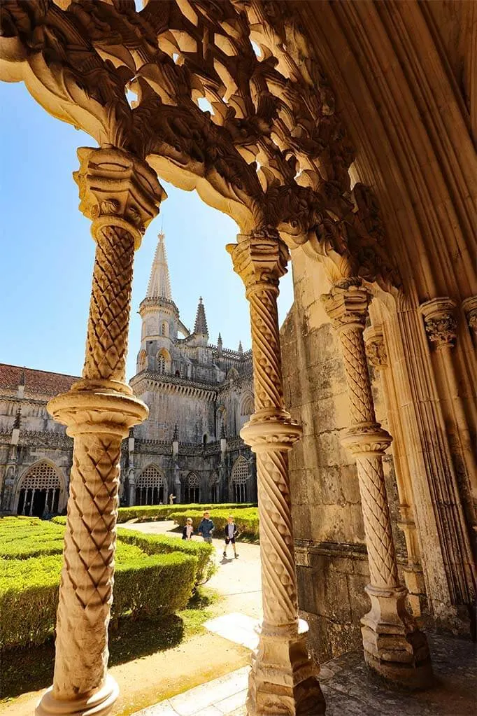 Batalha Monastery in Portugal in April