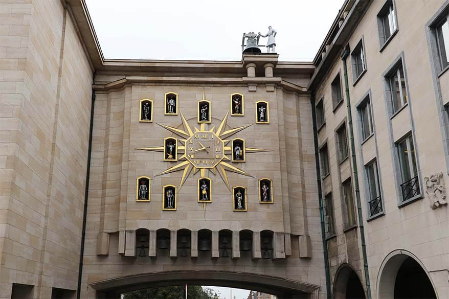 Carillon of Mont des Arts in Brussels