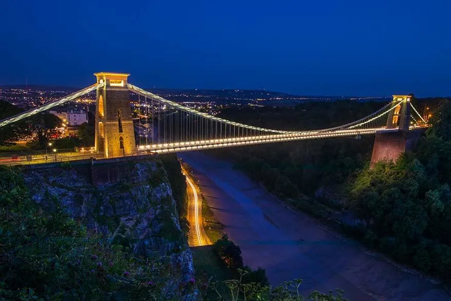 Clifton Suspension Bridge in Bristol UK