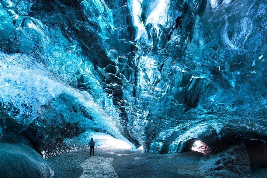 Ice caves in Iceland