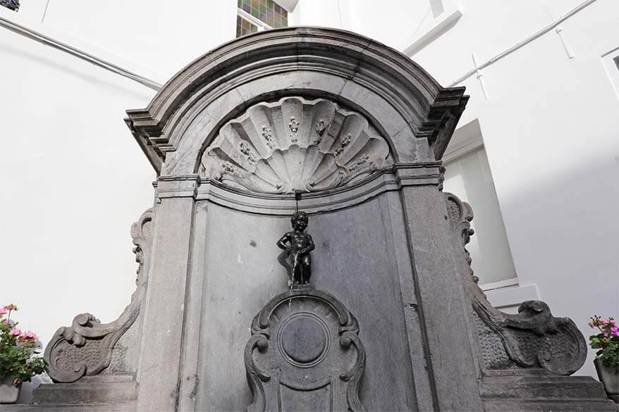 Manneken Pis in Brussels