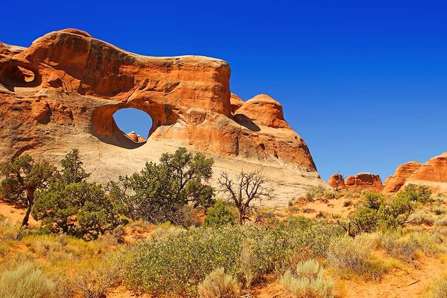 Moab Utah is a great spring break destination in the USA
