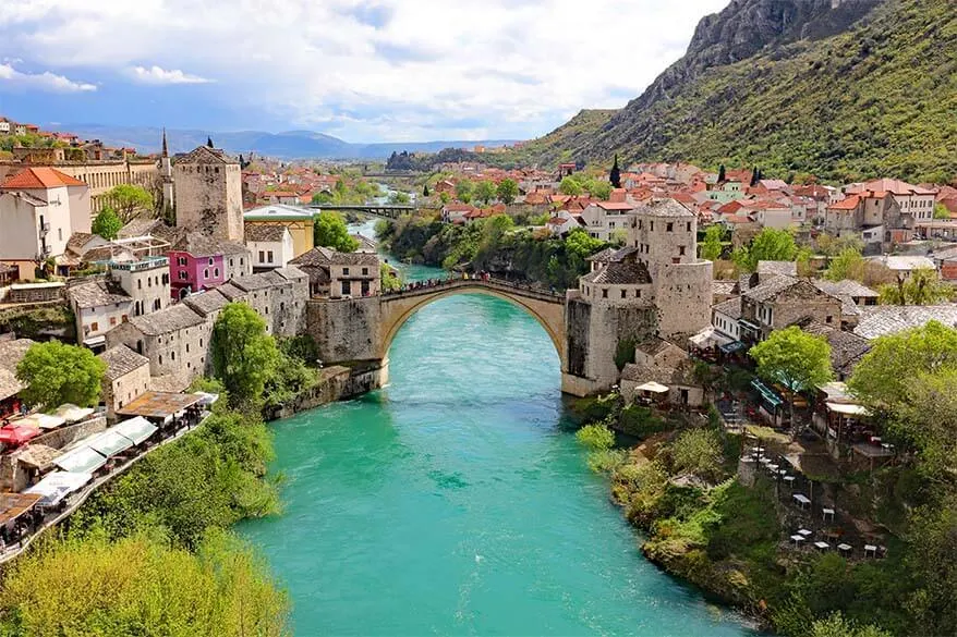 Mostar in the spring