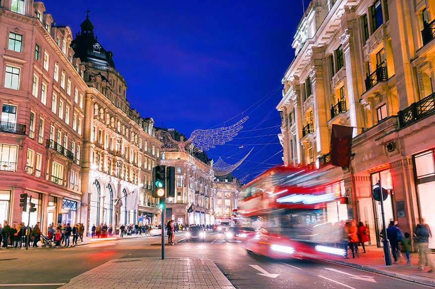Oxford Street in London