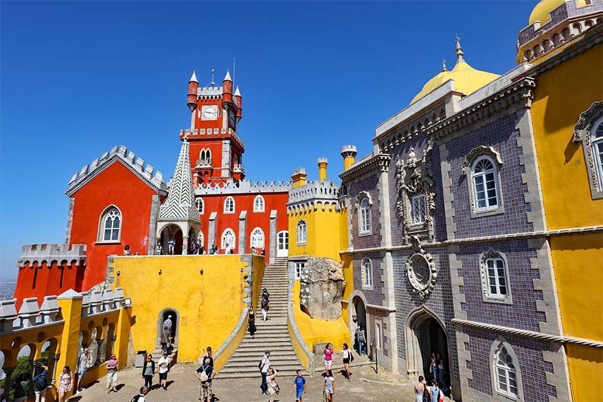 Sintra in Portugal in spring