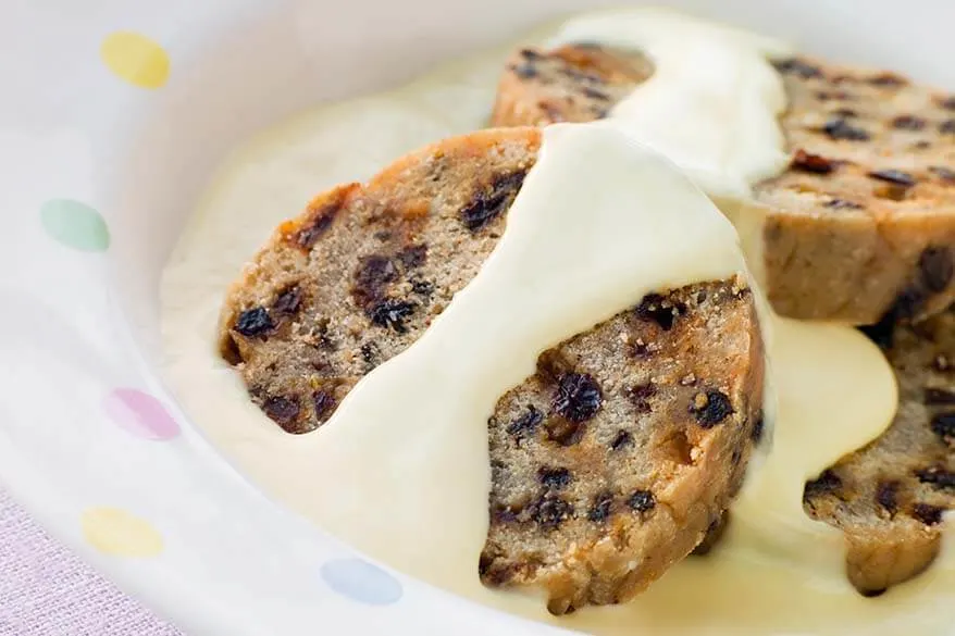 Spotted dick - traditional British desert