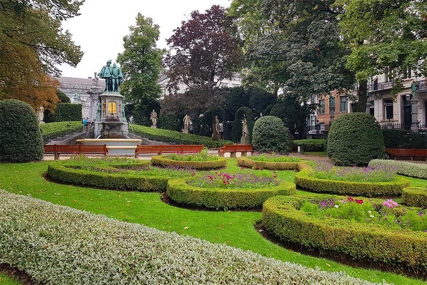 Square du Petit Sablon in Brussels