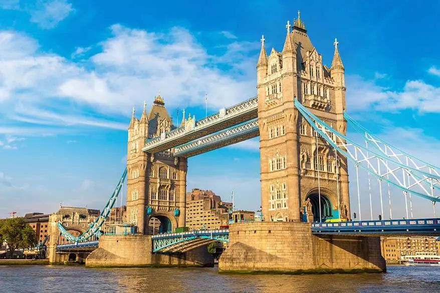 Tower Bridge in London UK