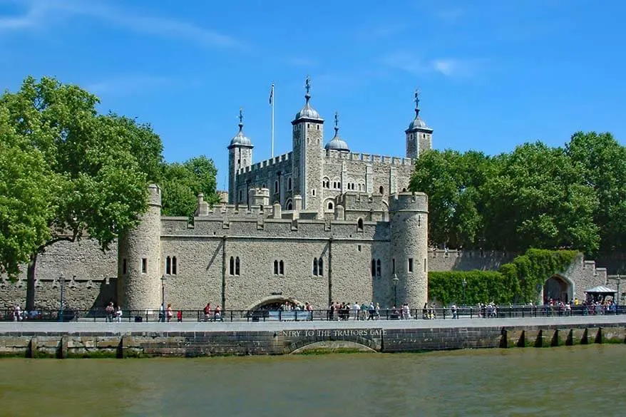 Tower of London - one of the top landmarks in London