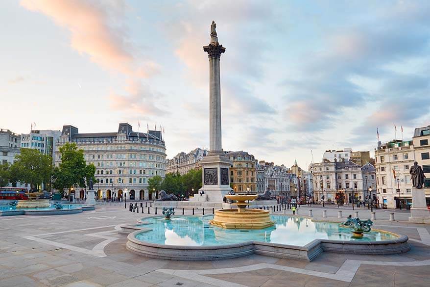 Trafalgar Square - must see places in London