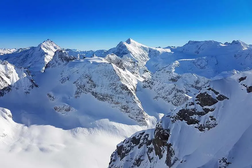Views at Mount Titlis in Switzerland