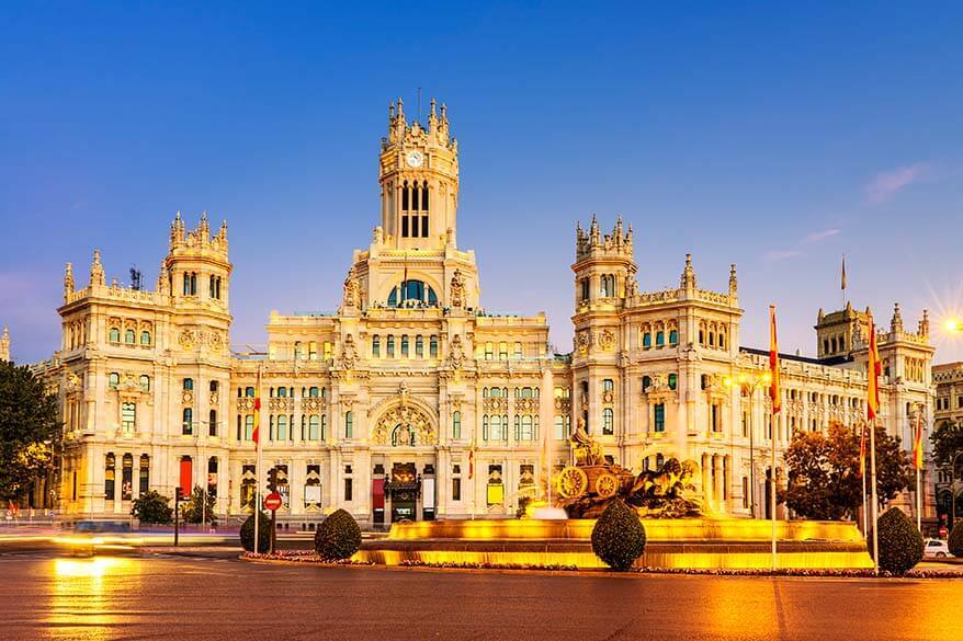 Cybele Palace (Palacio de Comunicaciones) in Madrid