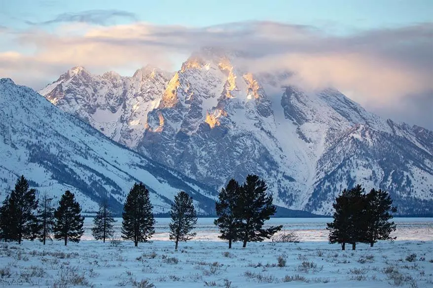 Grand Teton National Park in winter