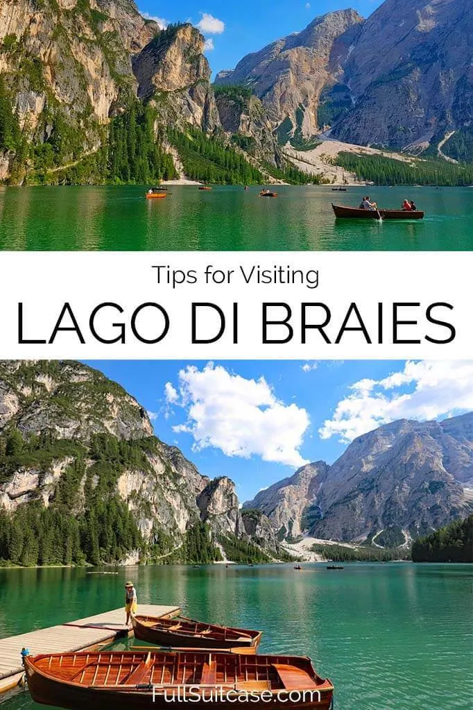Lago di Braies travel tips and information for your visit