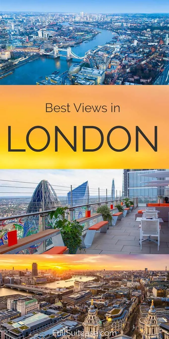 London views and best viewpoints with map