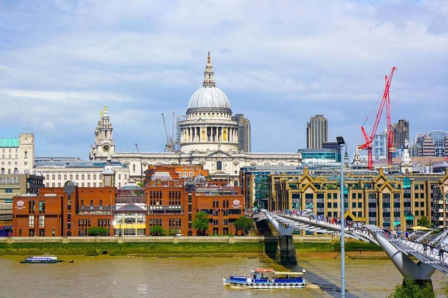 London views from Tate Modern