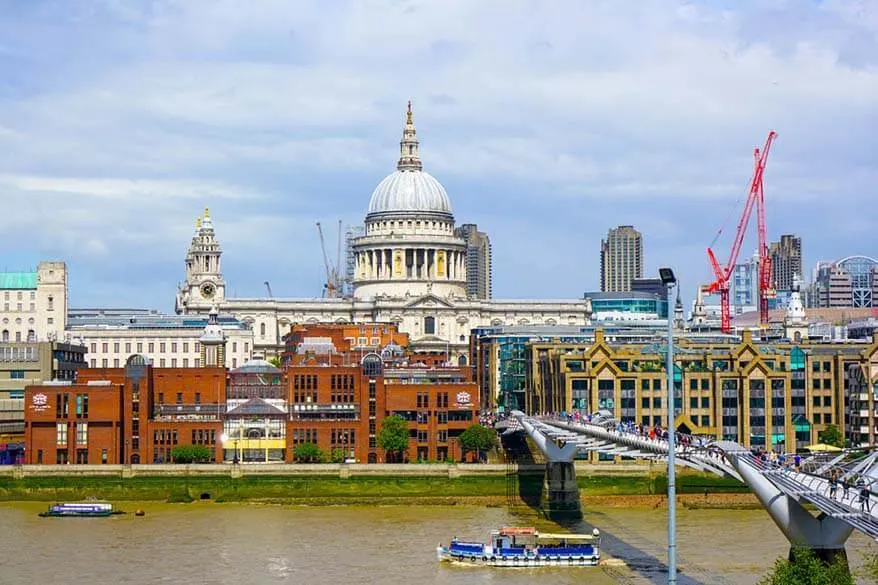 London views from Tate Modern