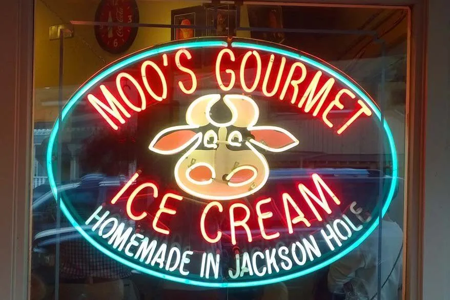 Moo's Gourmet Ice Cream in Jackson WY