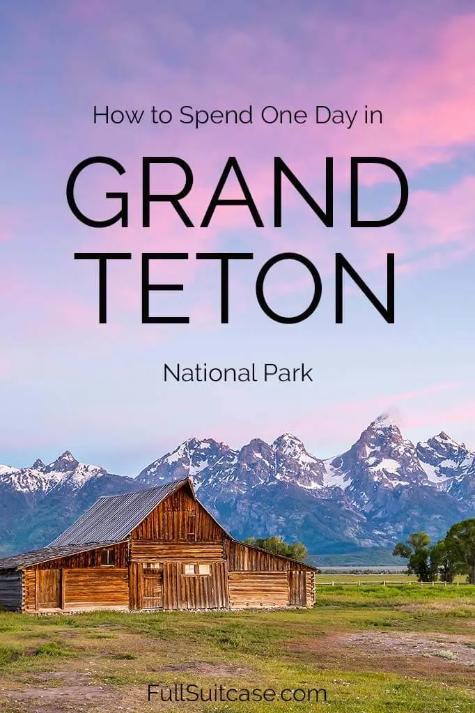 One day in Grand Teton National Park