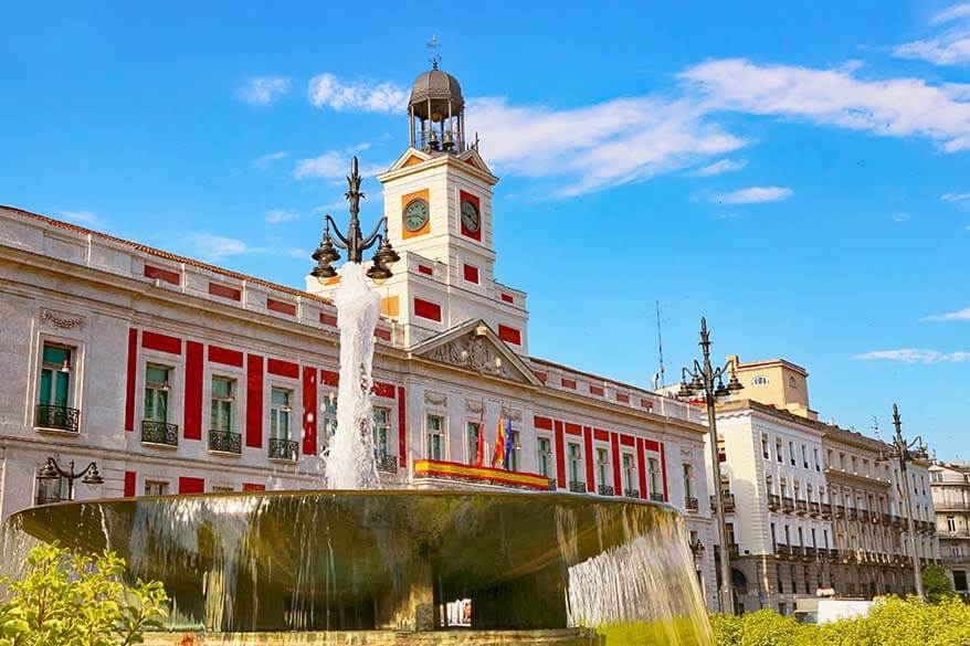 Puerta del Sol in Madrid