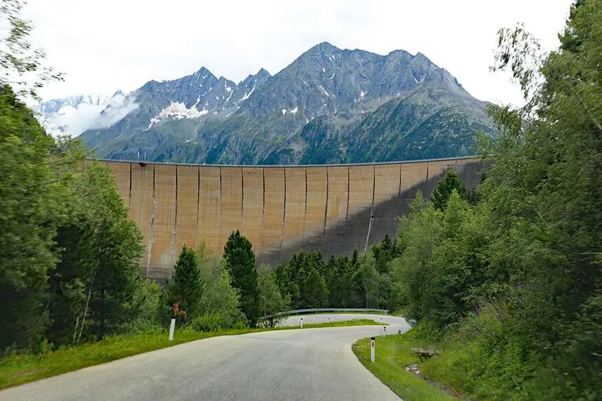 Schlegeis Dam in Austria