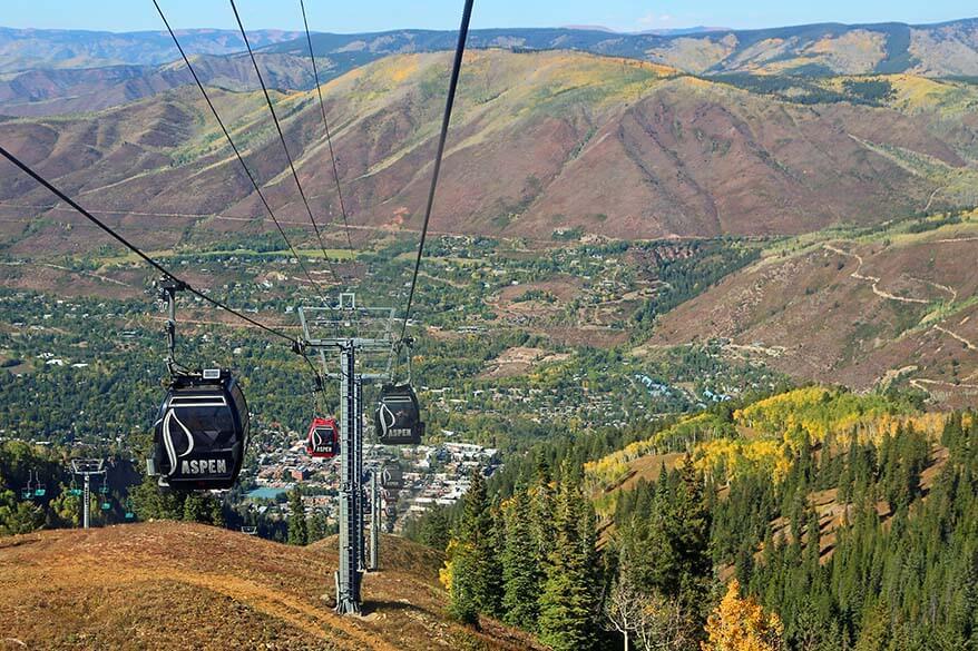 Silver Queen Gondola in Aspen